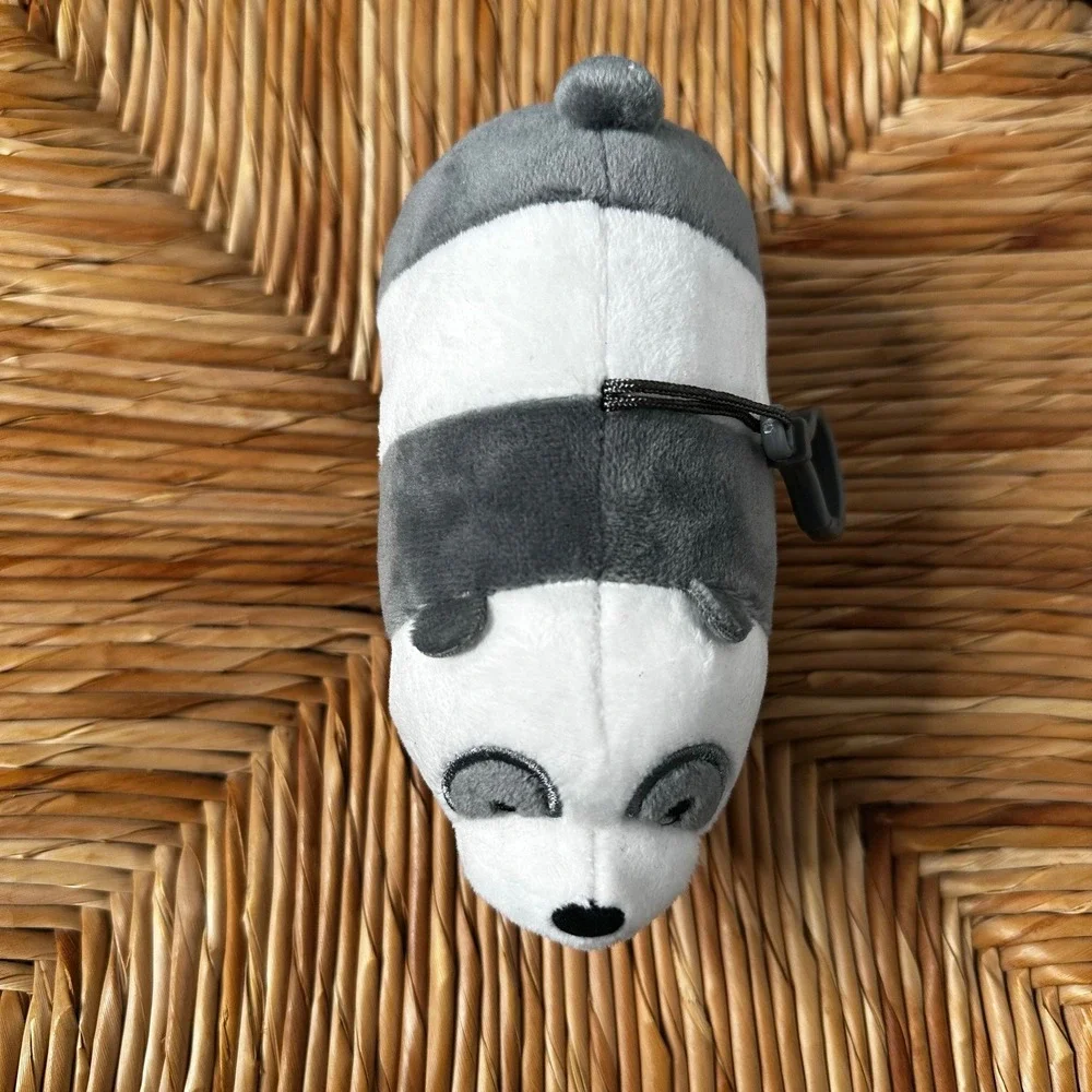 We Bare Bears‎ Panda Plush Cartoon Network Clip Keychain NWOT